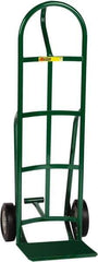 Little Giant - 800 Lb Capacity 49" OAH Hand Truck - 12 x 14" Base Plate, Loop Handle, Steel, Solid Rubber Wheels - Apex Tool & Supply