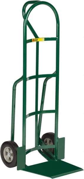 Little Giant - 800 Lb Capacity 49" OAH Hand Truck - 13-1/2 x 16" Base Plate, Loop Handle, Steel, Solid Rubber Wheels - Apex Tool & Supply