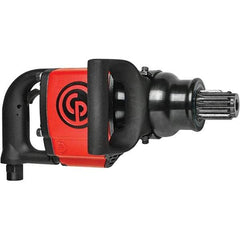Chicago Pneumatic - #5 Spline Drive, 3,500 RPM, 2,800 Ft/Lb Torque Impact Wrench - D-Handle, 68 CFM, 90 psi, 1/2" NPT Inlet - Apex Tool & Supply