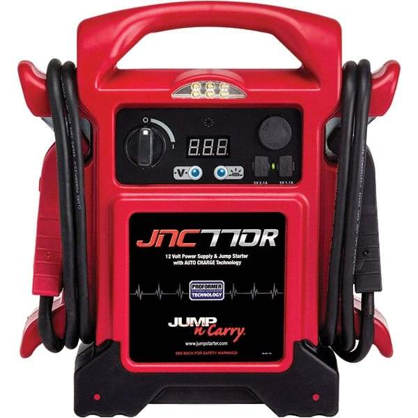 Jump-N-Carry - Automotive Battery Chargers & Jump Starters Type: Jump Starter w/ Light Amperage Rating: 1700 - Apex Tool & Supply