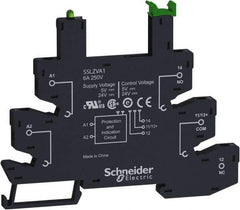 Schneider Electric - Relay Sockets Socket Shape: Flat Number of Pins: 5 - Apex Tool & Supply
