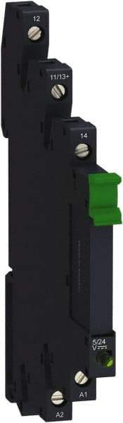 Schneider Electric - Relay Sockets Socket Shape: Flat Number of Pins: 5 - Apex Tool & Supply