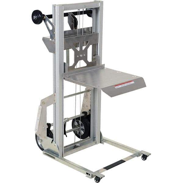 Vestil - 200 Lb Capacity, 61" Lift Height, Portable Workstation Manually Operated Lift - Apex Tool & Supply