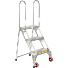 Vestil - 51-15/16" High 350 Lb Capacity 3 Step Foldup - Apex Tool & Supply