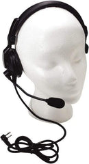 Kenwood - Single Muff, Boom Microphone Single Muff Headset - Black, Use with Protalk Series Two Way Radios - Apex Tool & Supply