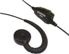 Kenwood - Ear Hanger, Push to Talk Microphone C-Ring Headset - Black, Use with Protalk Series Two Way Radios - Apex Tool & Supply