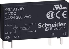 Schneider Electric - 1 Pole, 1NO, 190-250 VDC, 38-72 VDC, 90-140 VAC, 90-140 VDC Control Relay - Apex Tool & Supply