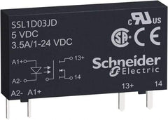 Schneider Electric - 1 Pole, 1NO, 3-12 VDC Control Relay - Apex Tool & Supply