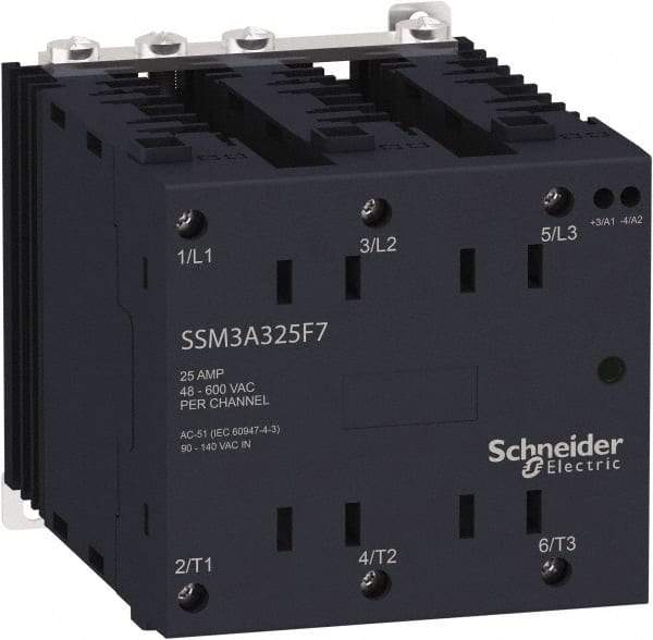 Schneider Electric - 3 Pole, 1NO, 180-280 VAC Control Relay - Apex Tool & Supply