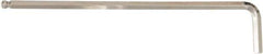 Wiha - 1/4" Hex, Long Arm, Ball End Hex Key - 185mm OAL, Inch System of Measurement - Apex Tool & Supply
