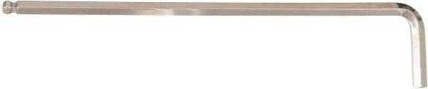 Wiha - 7/64" Hex, Long Arm, Ball End Hex Key - 121mm OAL, Inch System of Measurement - Apex Tool & Supply