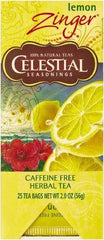 Celestial Seasonings - Tea, Herbal Lemon Zinger, 25/Box - Apex Tool & Supply