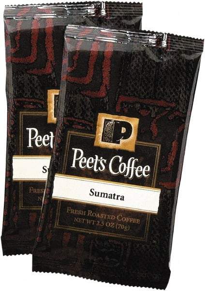 Peet's Coffee & Tea - Coffee Portion Packs, Sumatra, 2.5 oz Frack Pack, 18/Box - Apex Tool & Supply