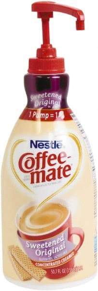 Coffee-Mate - Liquid Coffee Creamer, Sweetened Original, 1500mL Pump Dispenser - Apex Tool & Supply