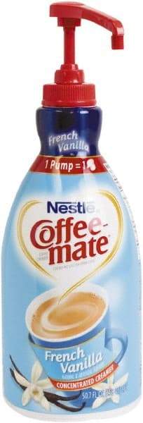 Coffee-Mate - Liquid Coffee Creamer, French Vanilla, 1500mL Pump Bottle - Apex Tool & Supply