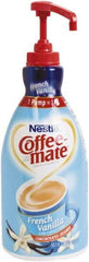 Coffee-Mate - Liquid Coffee Creamer, French Vanilla, 1500mL Pump Bottle - Apex Tool & Supply