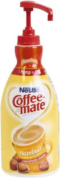 Coffee-Mate - Liquid Coffee Creamer, Hazelnut, 1500mL Pump Bottle - Apex Tool & Supply