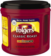 Folgers - Coffee, Classic Roast, Ground, 30.5 oz Canister - Apex Tool & Supply