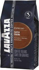 Lavazza - Super Crema Whole Bean Espresso Coffee, 2.2 Lb Bag, Vacuum-Packed - Apex Tool & Supply