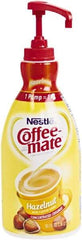 Coffee-Mate - Liquid Coffee Creamer, Hazelnut, 1.5 Liter Pump Bottle, 2/Carton - Apex Tool & Supply