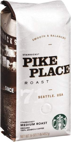 Starbucks - Coffee, Pike Place, Ground, 1 Lb Bag - Apex Tool & Supply