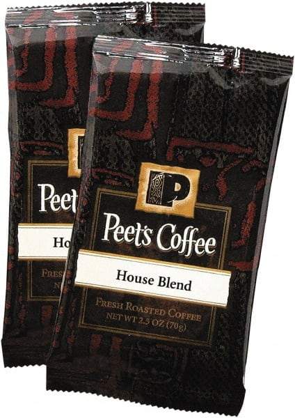 Peet's Coffee & Tea - Coffee Portion Packs, House Blend, 2.5 oz Frack Pack, 18/Box - Apex Tool & Supply