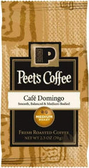 Peet's Coffee & Tea - Coffee Portion Packs, Caf\xE9 Domingo Blend, 2.5 oz Frack Pack, 18/Box - Apex Tool & Supply