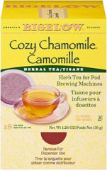 Bigelow - C ozy Chamomile Herbal Tea Pods, 1.90 oz, 18/Box - Apex Tool & Supply