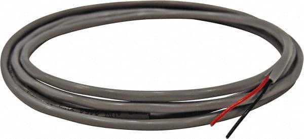 Value Collection - 22 AWG, 2 Wire, 100' OAL Unshielded Automation & Communication Cable - PVC Insulation, Tinned Copper Conductor, 300 Volts, 0.156" OD - Apex Tool & Supply