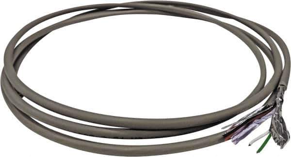 Value Collection - 22 AWG, 4 Wire, 100' OAL Shielded Automation & Communication Cable - PVC Insulation, Tinned Copper Conductor, 300 Volts, 0.2" OD - Apex Tool & Supply