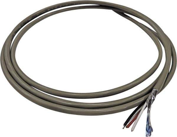 Value Collection - 22 AWG, 2 Wire, 250' OAL Shielded Automation & Communication Cable - PVC Insulation, Tinned Copper Conductor, 300 Volts, 0.14" OD - Apex Tool & Supply