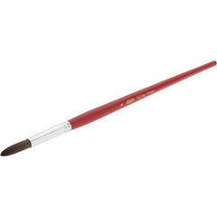 Osborn - #6 Camel Hair Marking Brush - 9/32" Wide, 1-1/8" Bristle Length, Wood Handle - Apex Tool & Supply