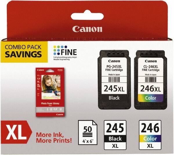 Canon - Ink & Paper Combo - Use with Canon PIXMA iP2820, MG2420, MG2920, MG2924, MX492 - Apex Tool & Supply