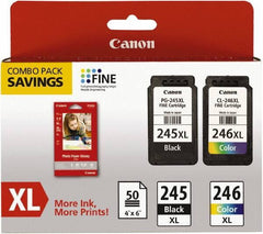 Canon - Ink & Paper Combo - Use with Canon PIXMA iP2820, MG2420, MG2920, MG2924, MX492 - Apex Tool & Supply