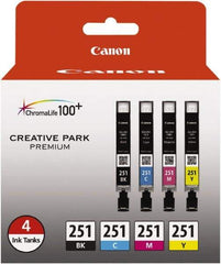 Canon - Cyan, Magenta, Yellow & Black Ink Cartridge - Use with Canon PIXMA iP7220, iP8720, iX6820, MG5420, MG5520, MG5620, MG6320, MG6420, MG6620, MG7120, MG7520, MX922 - Apex Tool & Supply