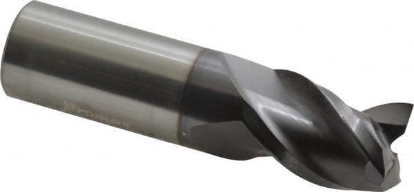 ProMax - 3/4", 1" LOC, 3/4" Shank Diam, 3" OAL, 3 Flute, Solid Carbide Square End Mill - Apex Tool & Supply