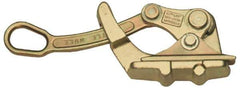 Little Mule - Single Eye, Aggressive Jaw, Steel Wire Grip Hoist - 0.18 to 0.6" Cable Diam - Apex Tool & Supply