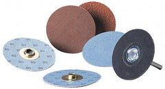 Standard Abrasives - 3" Disc Diam, 80 Grit, Silicon Carbide Quick Change Disc - Type S Attaching System, Coated, Black, Medium Grade - Apex Tool & Supply