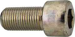 Value Collection - 1/2-20 UNF Hex Socket Drive, Socket Cap Screw - Alloy Steel, Zinc-Plated Finish, Fully Threaded, 1" Length Under Head - Apex Tool & Supply