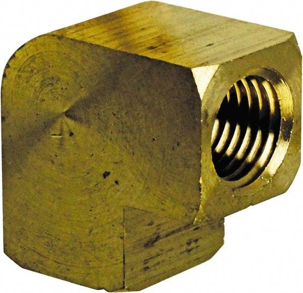 Cerro - 1/2 Female Thread, Brass Industrial Pipe 90° Female Elbow - FNPT, 1,200 psi - Apex Tool & Supply