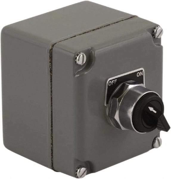 Schneider Electric - 1 Operator, Pushbutton Control Station - Start (Legend), Momentary Switch, NO/NC Contact, NEMA 1, 13, 3, 4 - Apex Tool & Supply