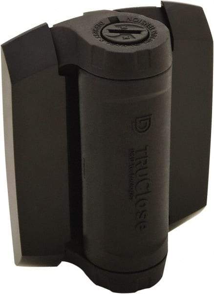 D&D Technologies - 4-3/4" Long x 3.58" Wide x 0.4" Thick, Gate Hinge - Polymer, Black Finish - Apex Tool & Supply