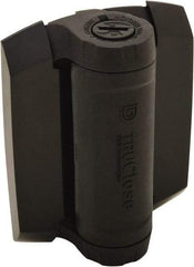 D&D Technologies - 4-3/4" Long x 3.58" Wide x 0.4" Thick, Gate Hinge - Polymer, Black Finish - Apex Tool & Supply