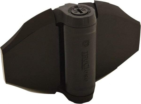 D&D Technologies - 4-3/4" Long x 6.93" Wide x 0.4" Thick, Gate Hinge - Polymer, Black Finish - Apex Tool & Supply