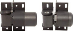 D&D Technologies - 4-1/3" Long x 5.08" Wide x 5/16" Thick, Gate Hinge - Aluminum, Anodized Aluminum Finish - Apex Tool & Supply