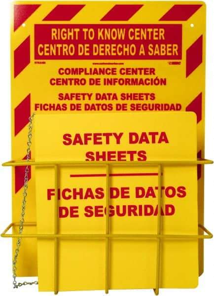 NMC - 20" Wide x 14" High, Information Center - 3 Rings, English & Spanish - Apex Tool & Supply