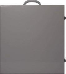 NMC - Empty Metal Lockout Cabinet - 15" Wide x 16" High x 6" Deep, White - Apex Tool & Supply