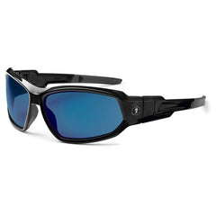 LOKI Blue Mirror Lens Black Safety Glasses // Goggles - Apex Tool & Supply