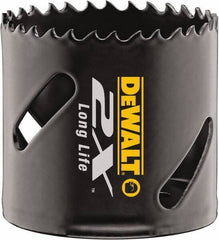 DeWALT - 2-1/2" Diam, 1-7/8" Cutting Depth, Hole Saw - Bi-Metal Saw, Toothed Edge - Apex Tool & Supply