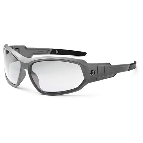 LOKI Clear Lens Matte Gray Safety Glasses // Goggles - Apex Tool & Supply